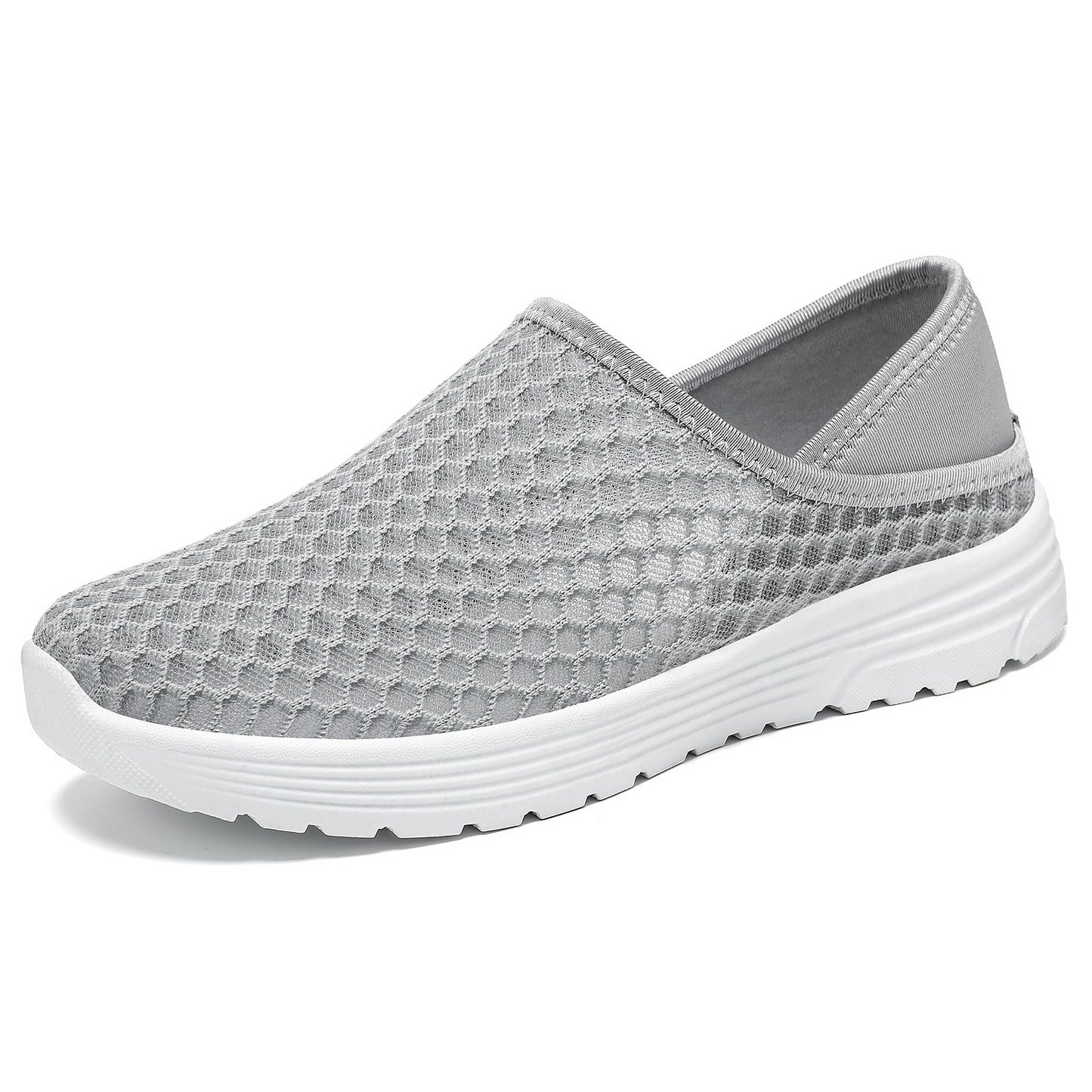 Large Size Lightweight Breathable Mesh Hole Half Slippers