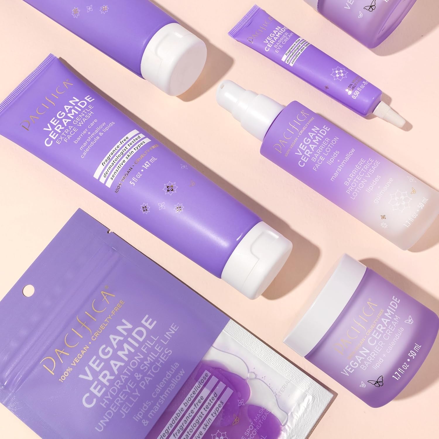 Face Wash for Sensitive Skin Facial Cleanser Vegan Ceramide Barrier Repair Extra Gentle for Daily Fragrance Free for Sensitive Skin, Clean Beauty, Vegan & Cruelty-Free Dermatologist Tested