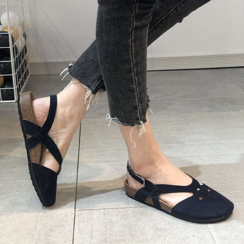Baotou Sandals Women's New Style Flat Shoes