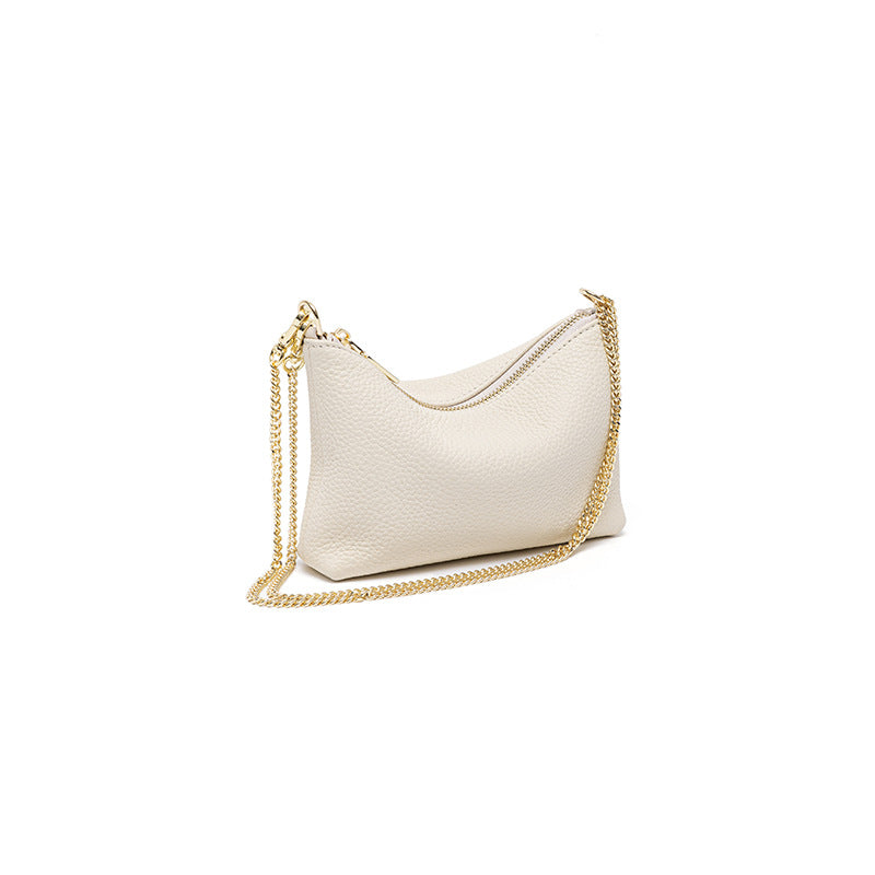 New First Layer Lychee Pattern Bag For Women