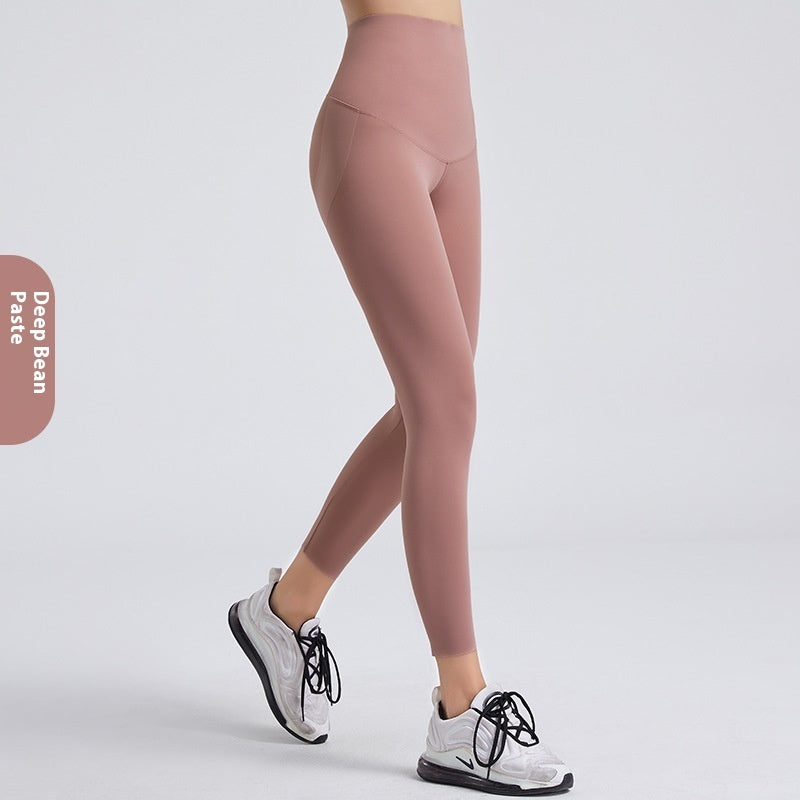 High Waist Hip Lift Tight Yoga Fitness Running Thin Jacket Wear Leggings