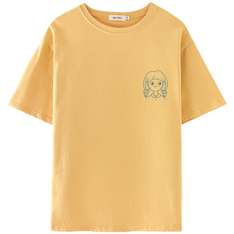 Women's Summer New Casual Cotton Printed T-shirt