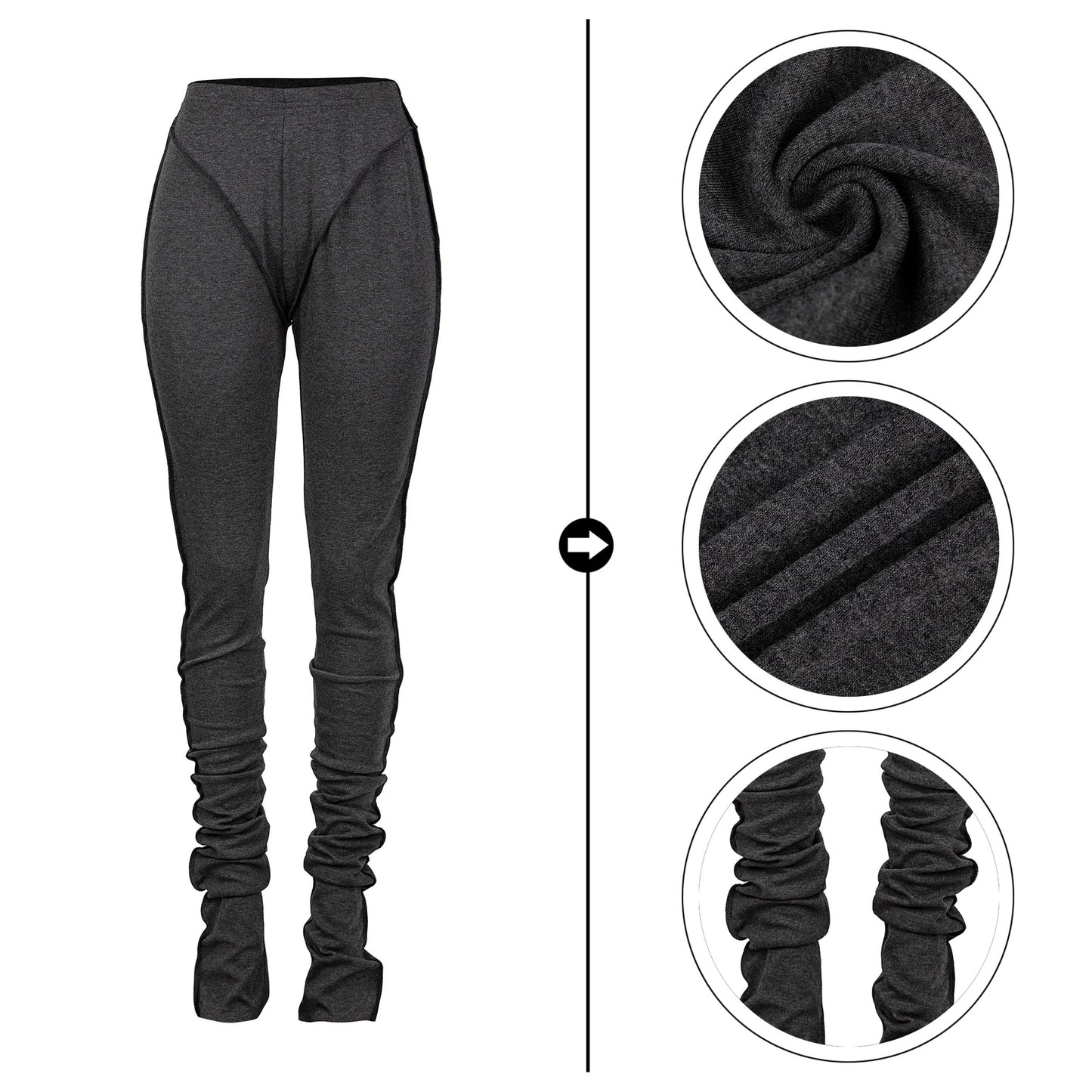 Custom Stacked Cotton Pants