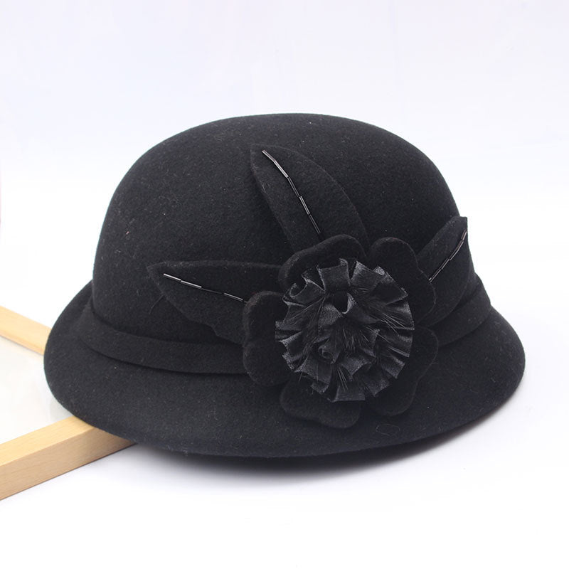 Fashion Wool Wool Ermine Hat
