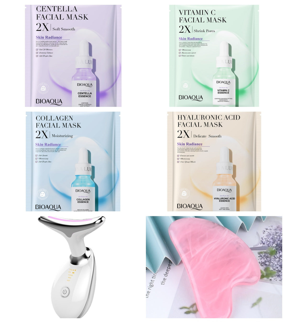 Home Use Face Neck Pattern Face Lifting Import Massage Instrument