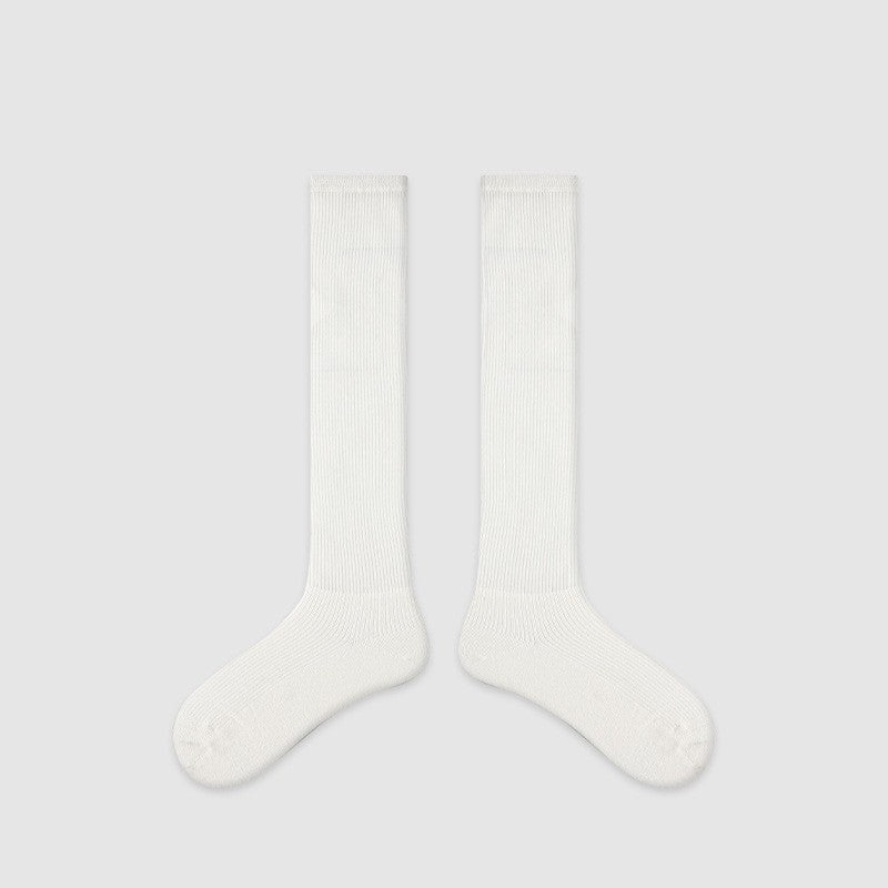 Women's Socks Spring And Summer Black Flowers