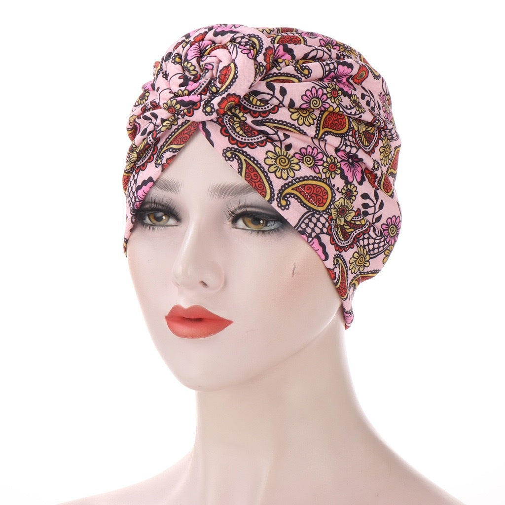 Snail Spiral Bandana Multicolor Small Hat