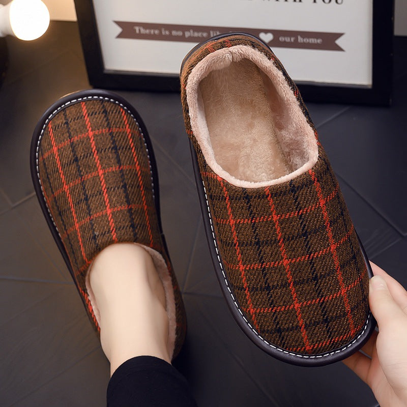 Fabric Cotton Slippers Bag With Platform