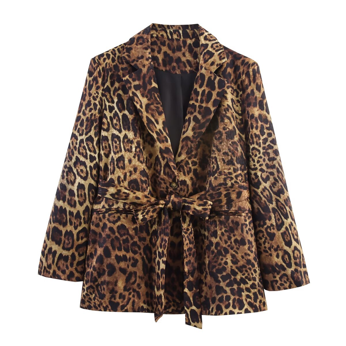 Animal Print Jacquard Suits And Trousers