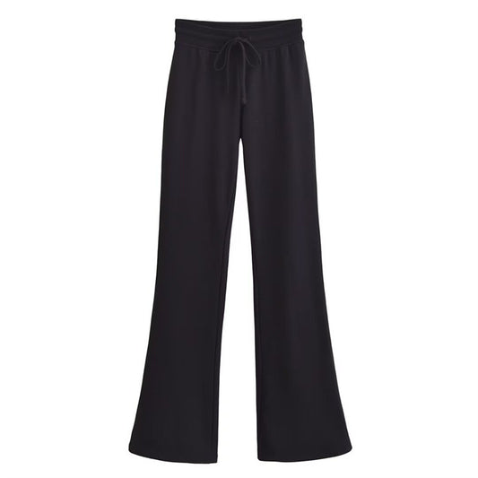 Multicolor Cotton Bell-bottom Pants Cute Girl