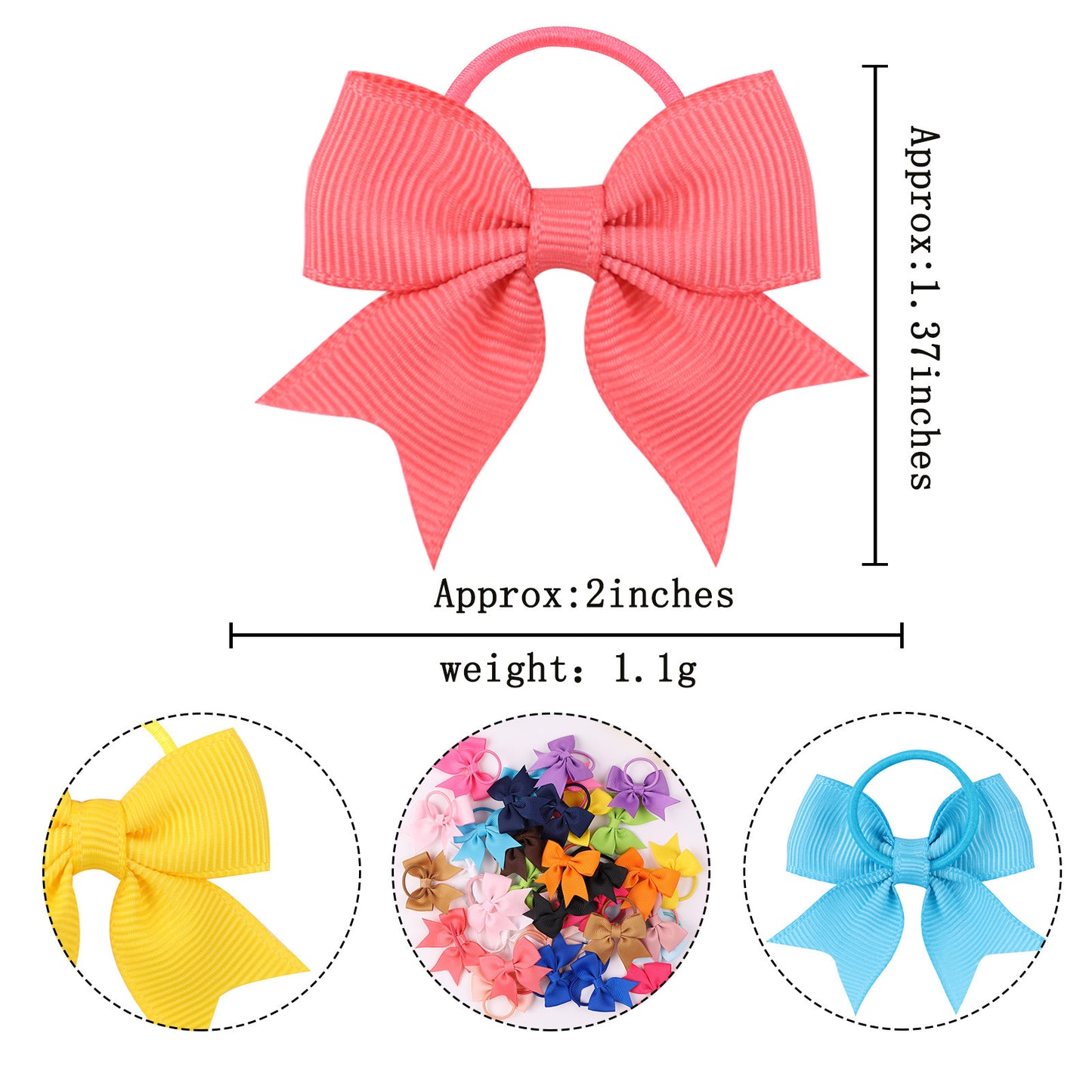 Cute Children's Thread Belt Dovetail Bow Rubber Band Hair Rope Hair Accessories