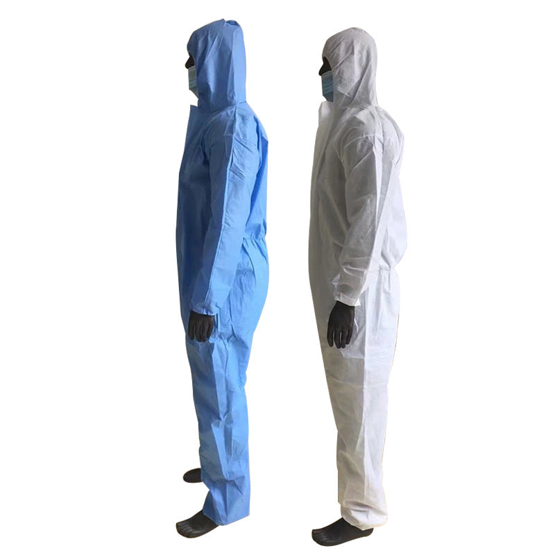 Disposable SMS Thickened And Breathable Waterproof Dustproof Clothes