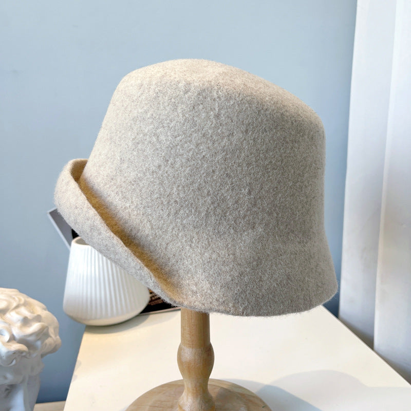 Australian Wool Bucket Hat Women's Small Warped Edge