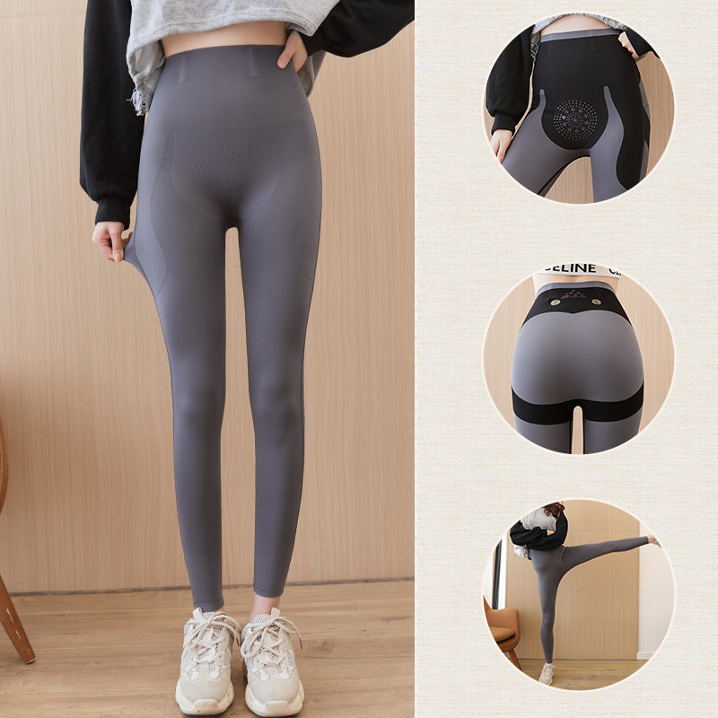 Hip Lifting High Waist Shark Trousers