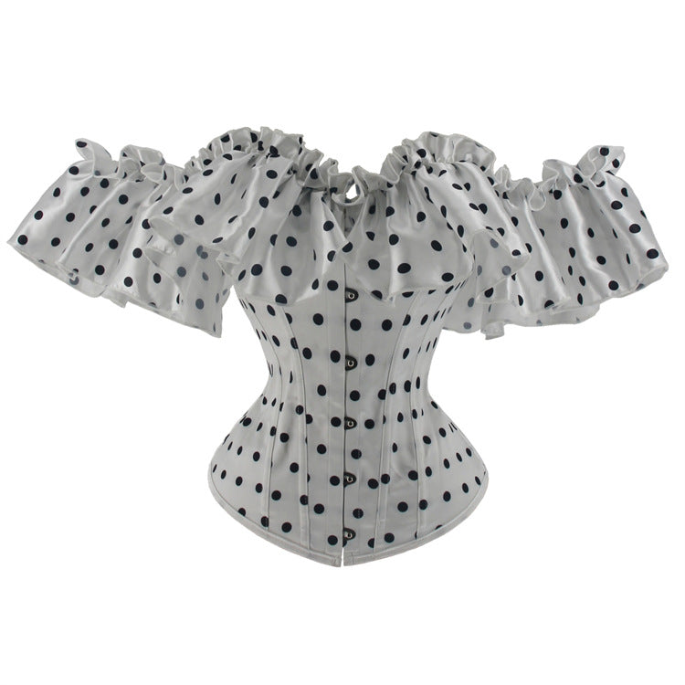 Jacquard Ribbon Satin Lace Court Lady