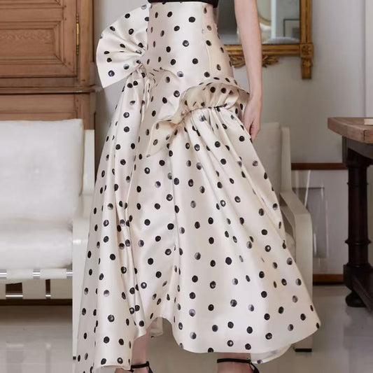 Womens Fashionable And Elegant Ruffle-Patchwork Skirt
