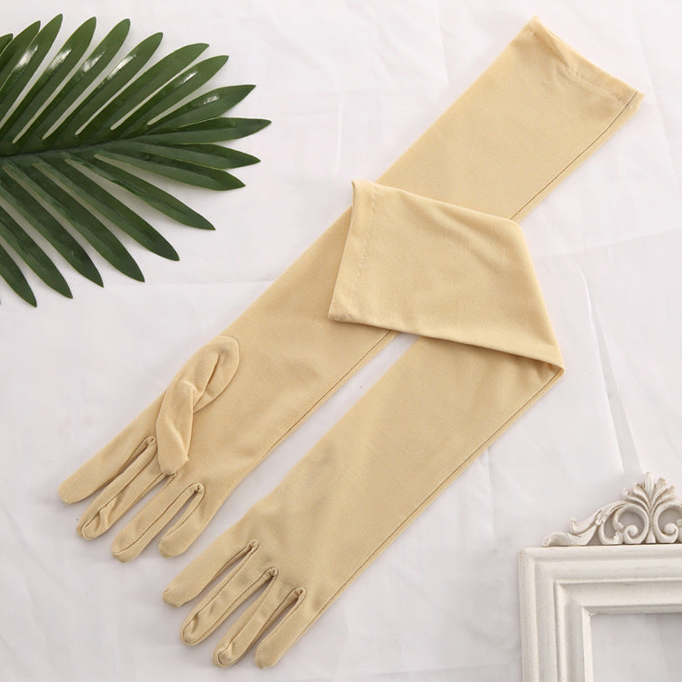 50cm Over Elbow Performance Matte Stretch Gloves