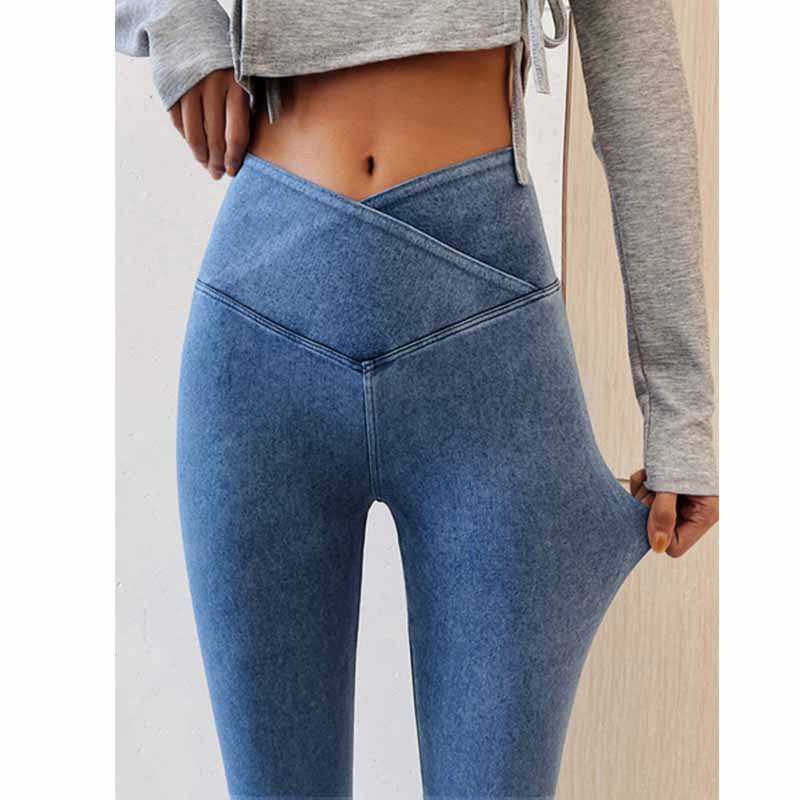High Waist Jeans Women's Street Hip Lift