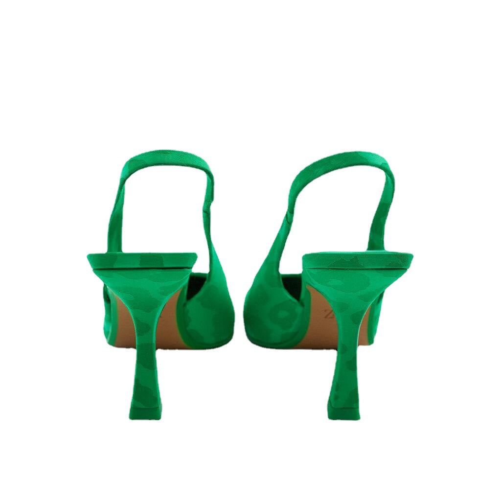 Fashion High Heel Sandals Stiletto Back Strap Pointed Toe