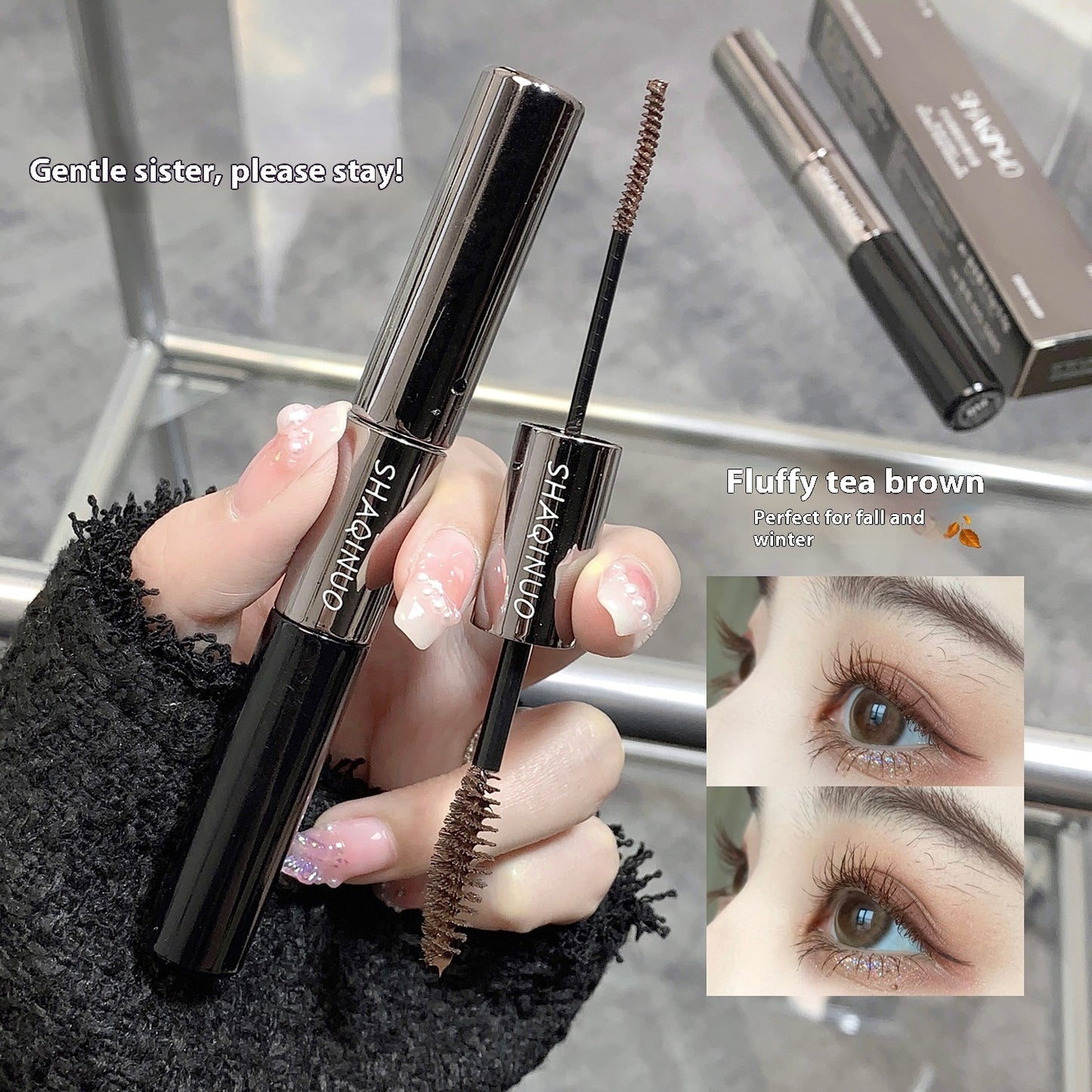 Long Curling Double-headed Mascara Long Makeup