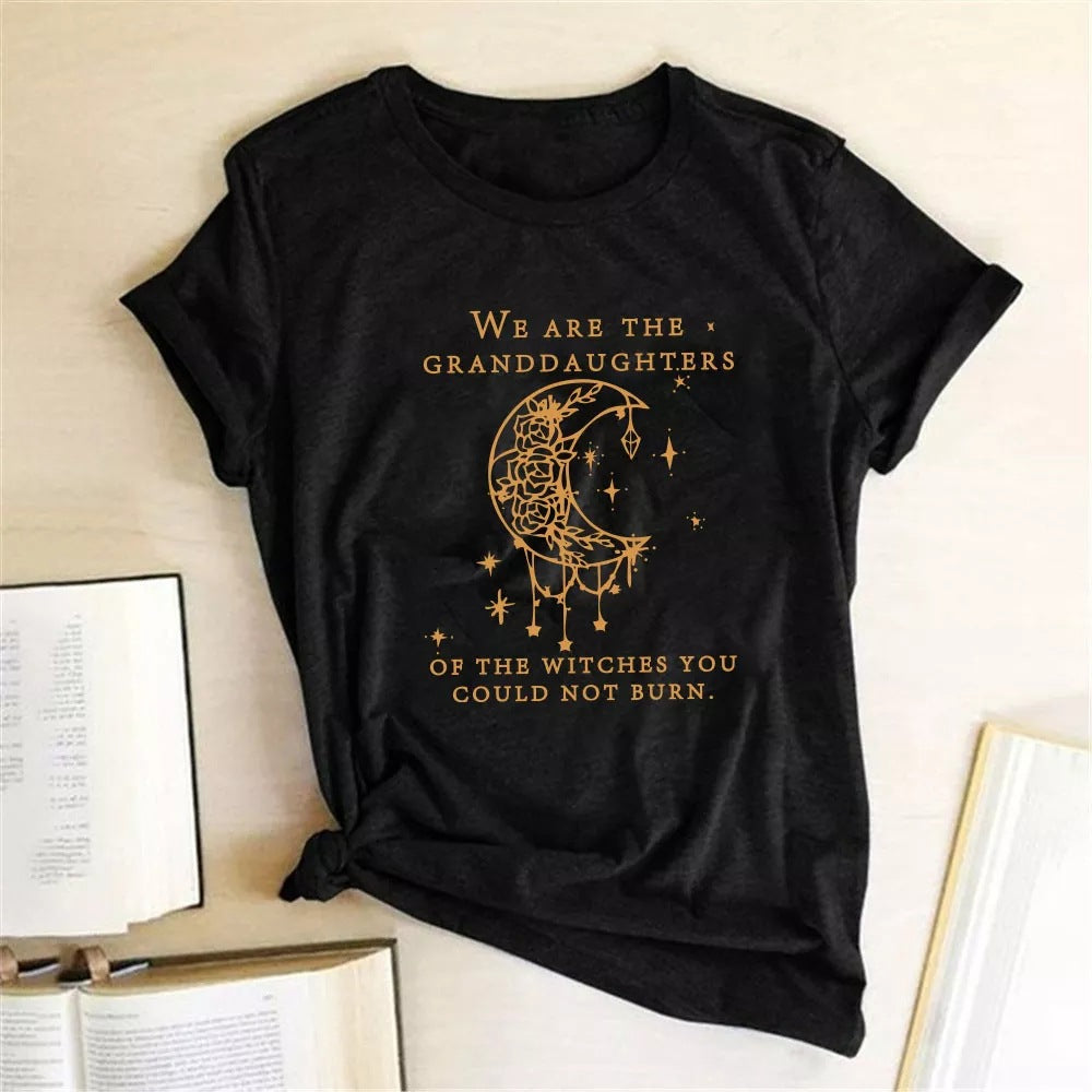 Loose Letter Print Women's T-Shirt