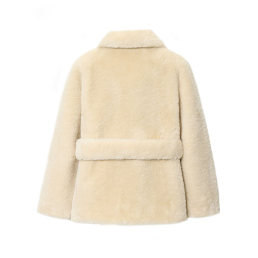 Fashionable Coat With A Belt