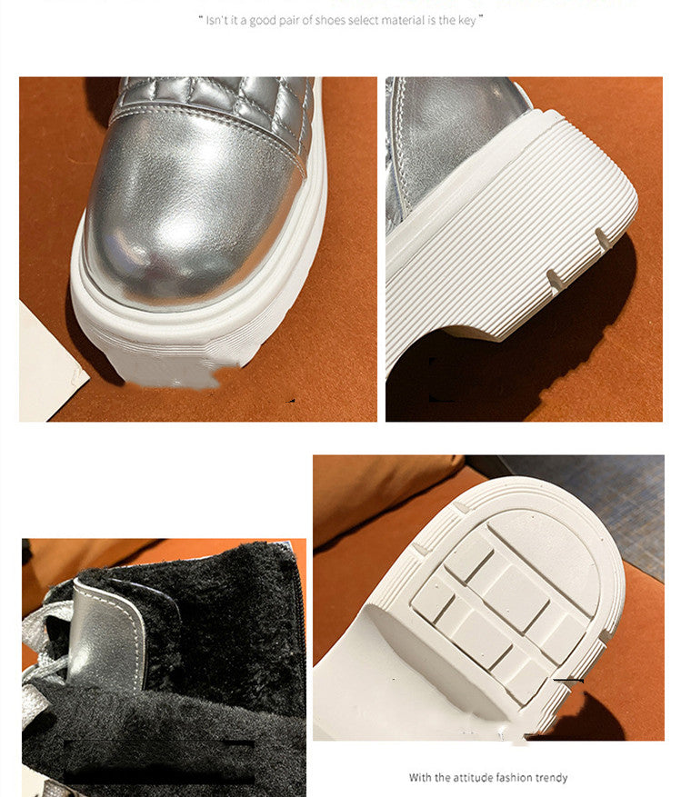 Fashion Plus Size Women's Boots Short Tube Strap