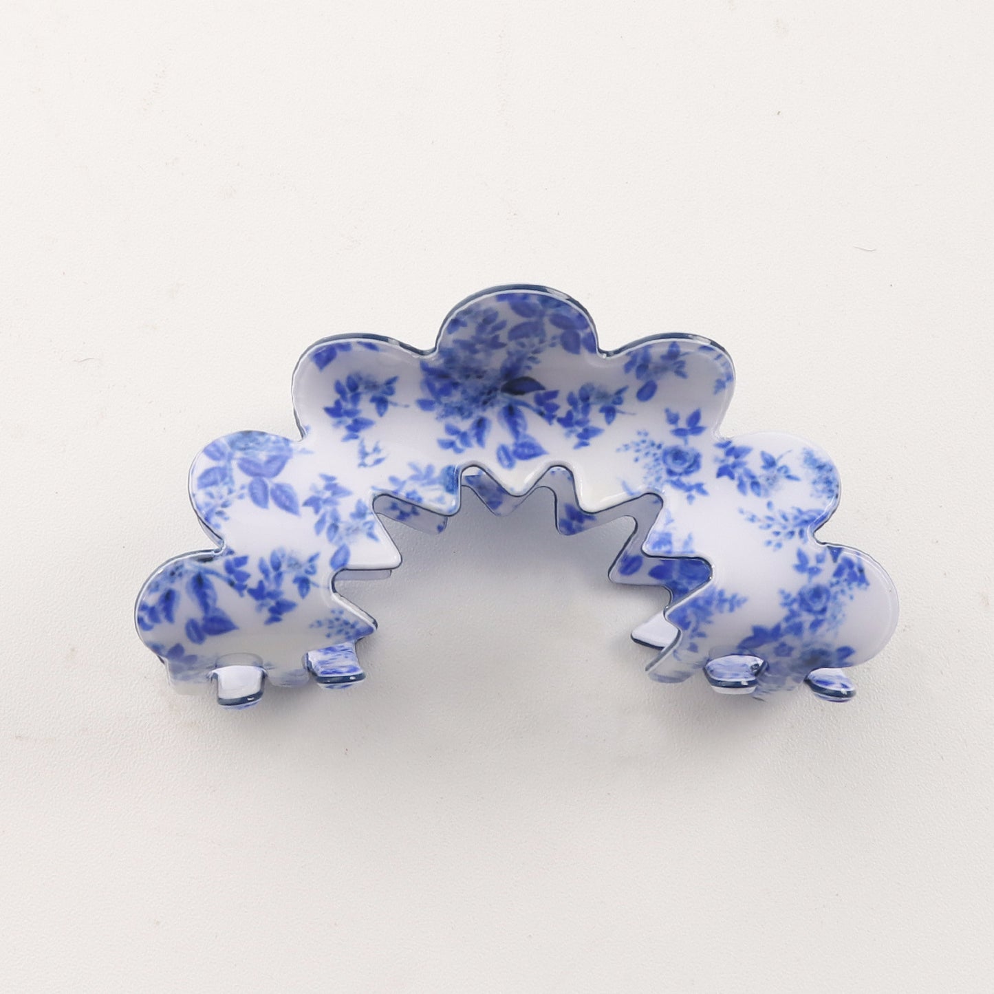 New Wave Grip Blue Series Pvc Barrettes Female Back Head