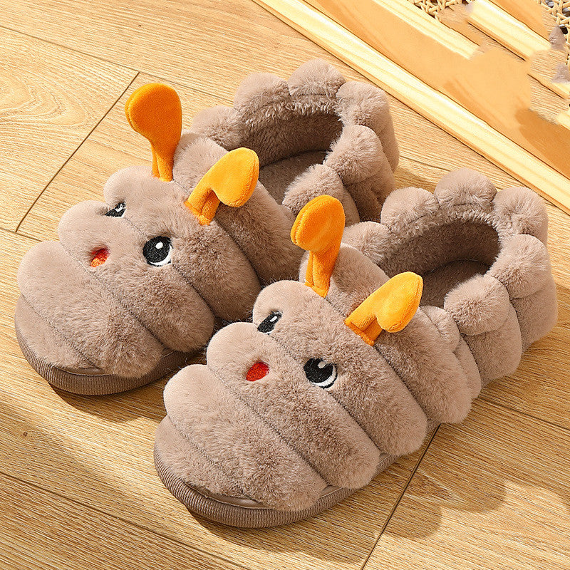 Cotton Slippers Women's Winter Home Thick Soled Lovers