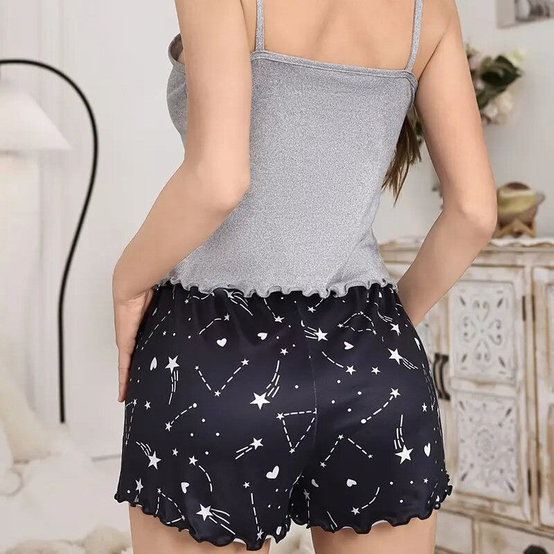 Women's Printed Cami Pajama Pants