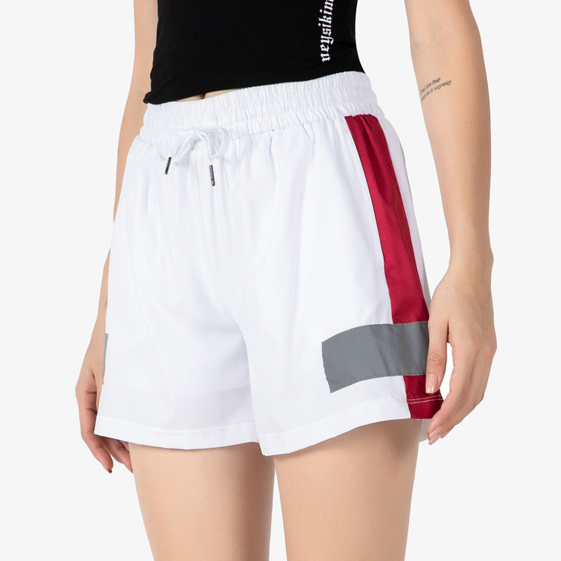 Reflective Thin Women's Running Anti-exposure Loose Fitness Hot Pants