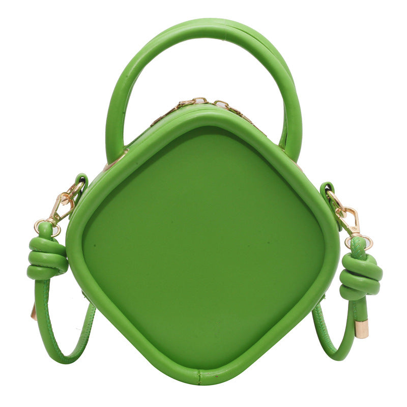 Women's Personalized Wild Candy Color Soft Leather Shoulder Messenger Bag