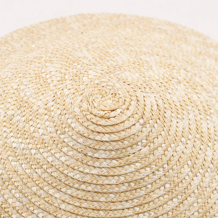 Summer Straw Hat With Straw