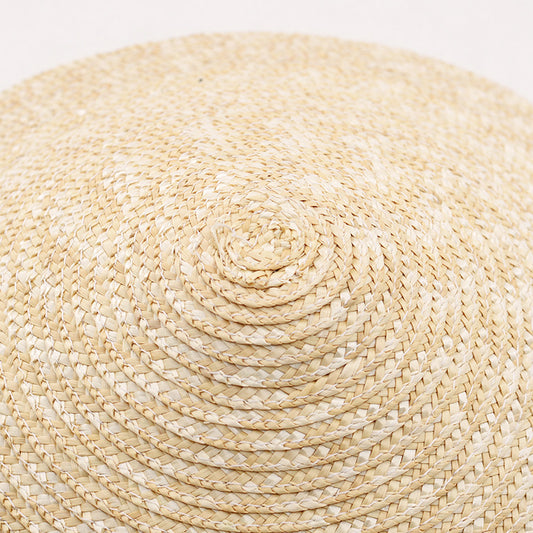 Summer Straw Hat With Straw