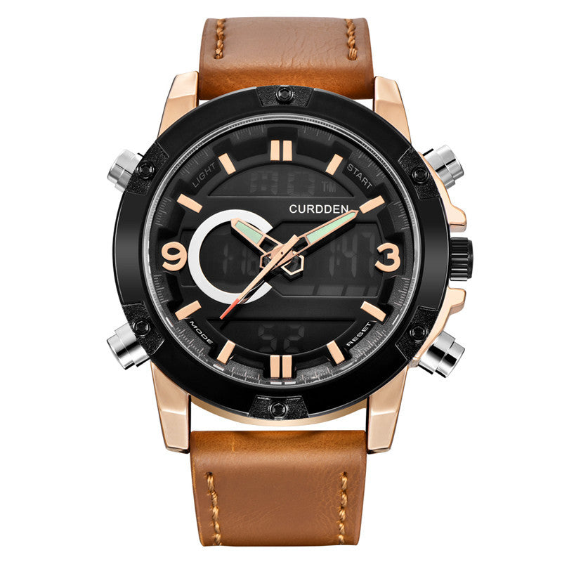 Men's Fashion Belt Multi-functional Watch