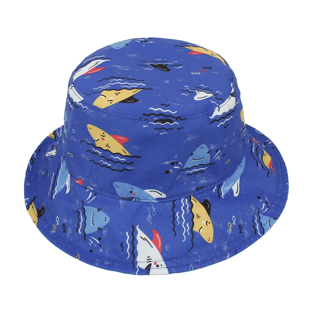 Children's Sun Double-sided Baby Bucket Hat