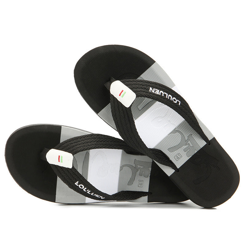 European And American Fashion Slippers Men's Trendy Outer Wear Clip