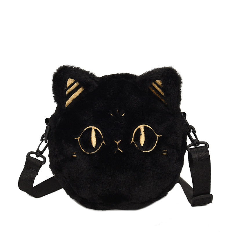 Personality Plush Kitten New Fashion Messenger Bag Women