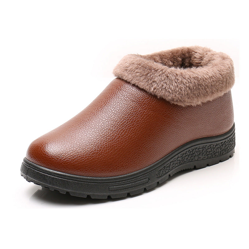 Winter Lady Old  Cloth Shoes Non Slip