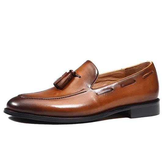 Men's Business Casual Handmade Genuine Leather Shoes