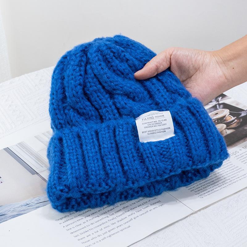 Women's Fashion Casual Solid Color Woolen Hat