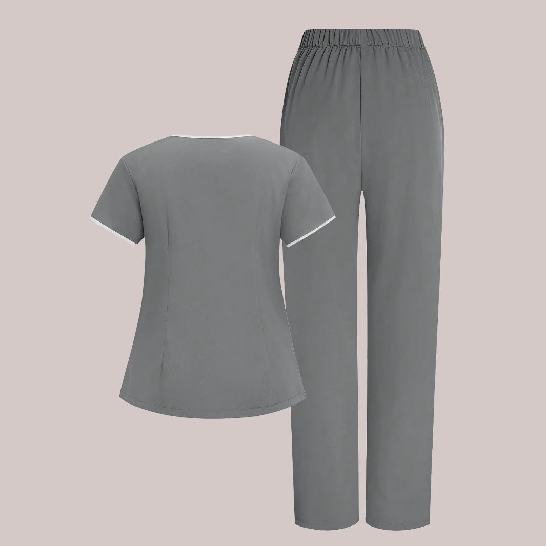 New Womens Clothing Short Sleeve Sets Medical Scrubs And Workwear