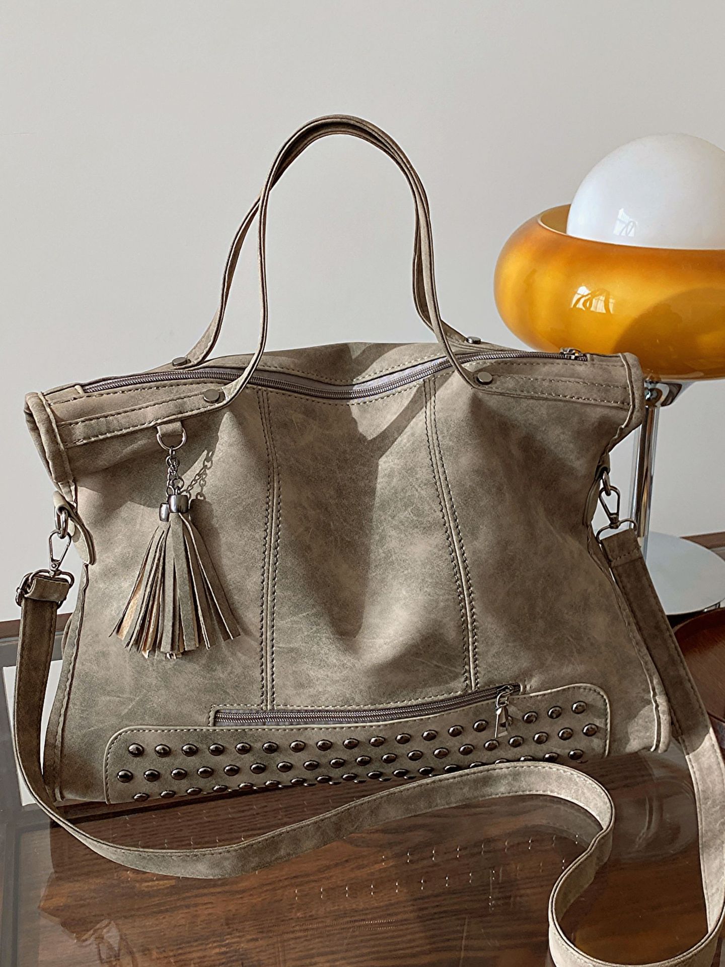 Retro Large-capacity Diagonal Bag Portable Female Big Bag