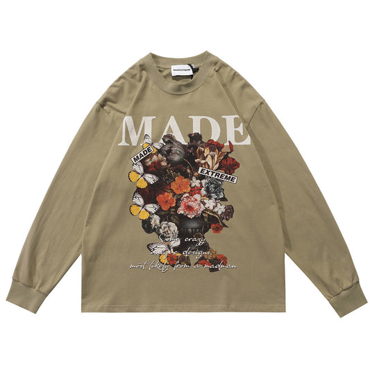 Fried Street Loose Crew Neck T-Shirt
