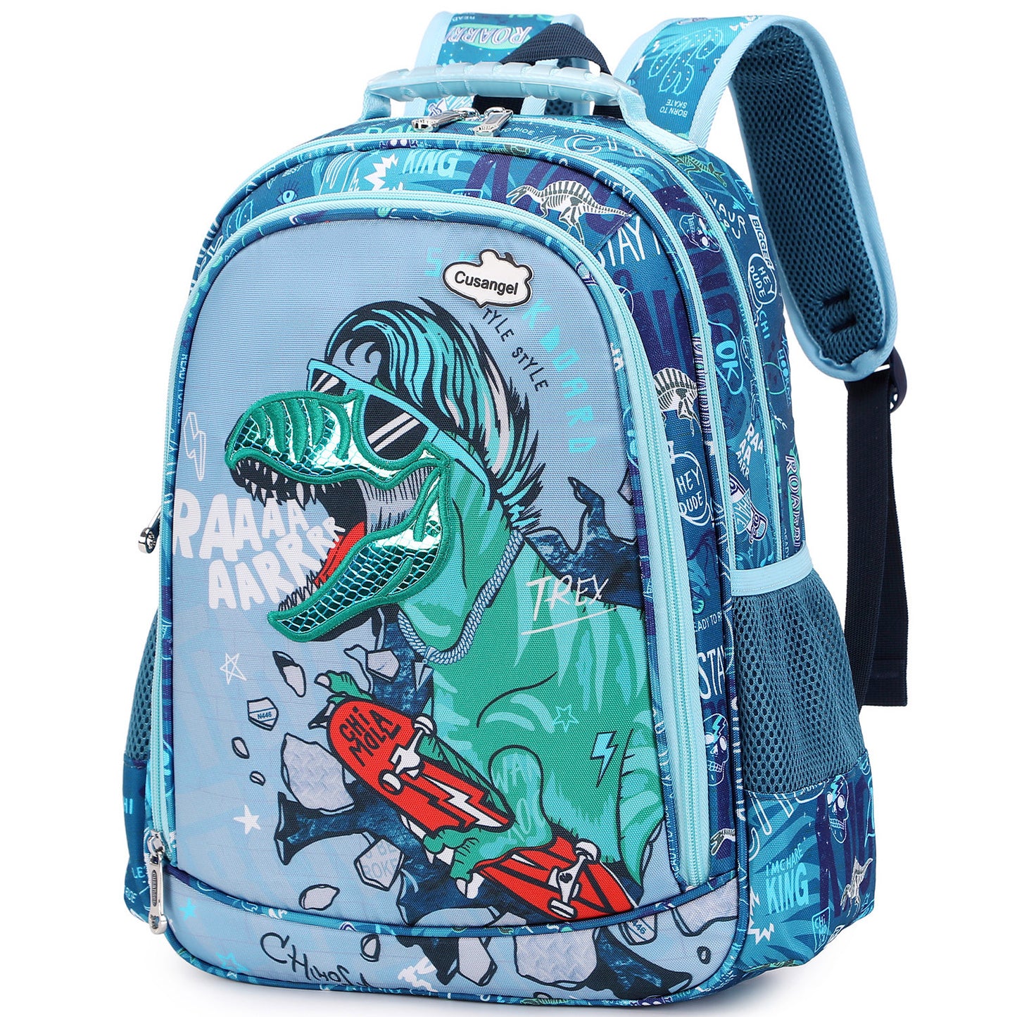 Children's Burden Reduction Spine Protection Dinosaur Backpack