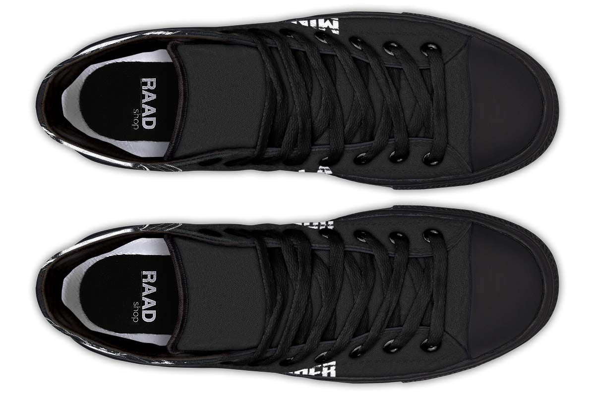 Men's And Women's Fashion Color Printing High-top Canvas Shoes