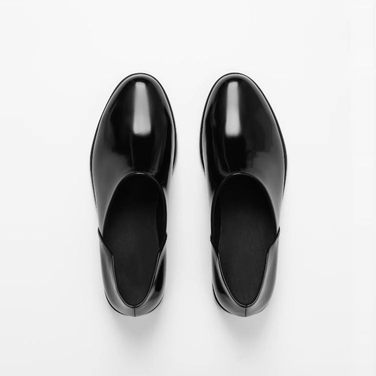 Loafer Shoes For Men And Women Slip-on Round-toe Trendy Style