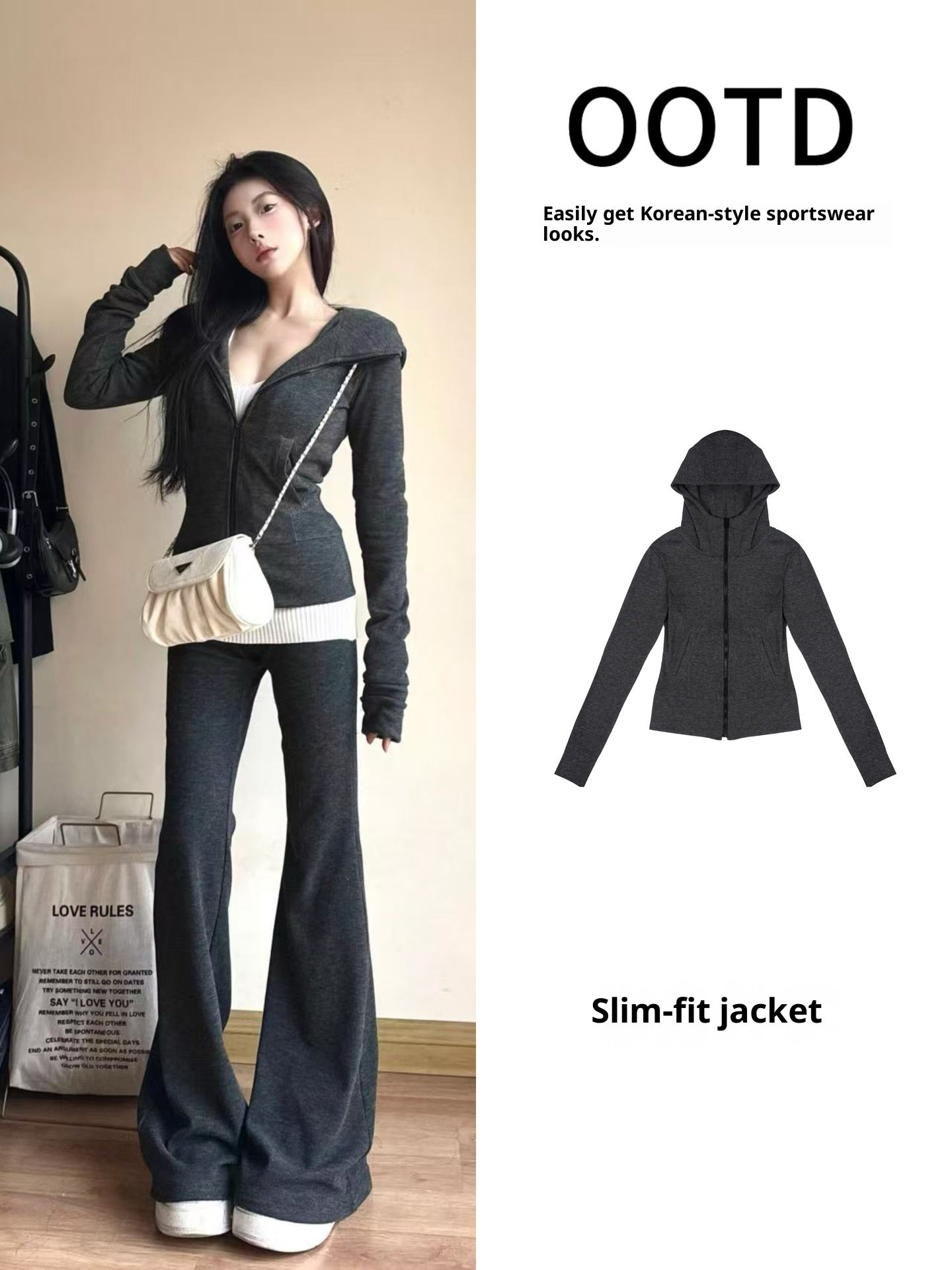 Korean Style New High Sense Small Lazy Slim Coat