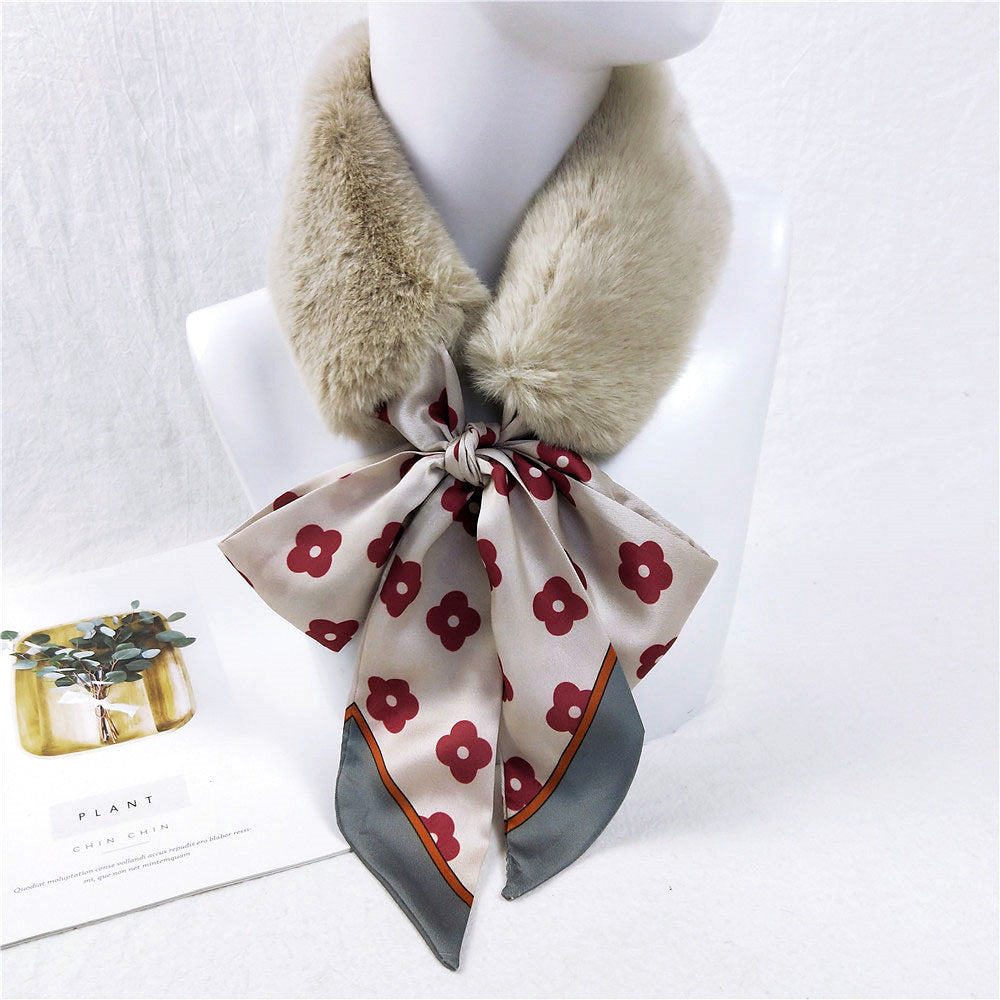 Korean Version Of Thickened Warm Student Scarf In Winter