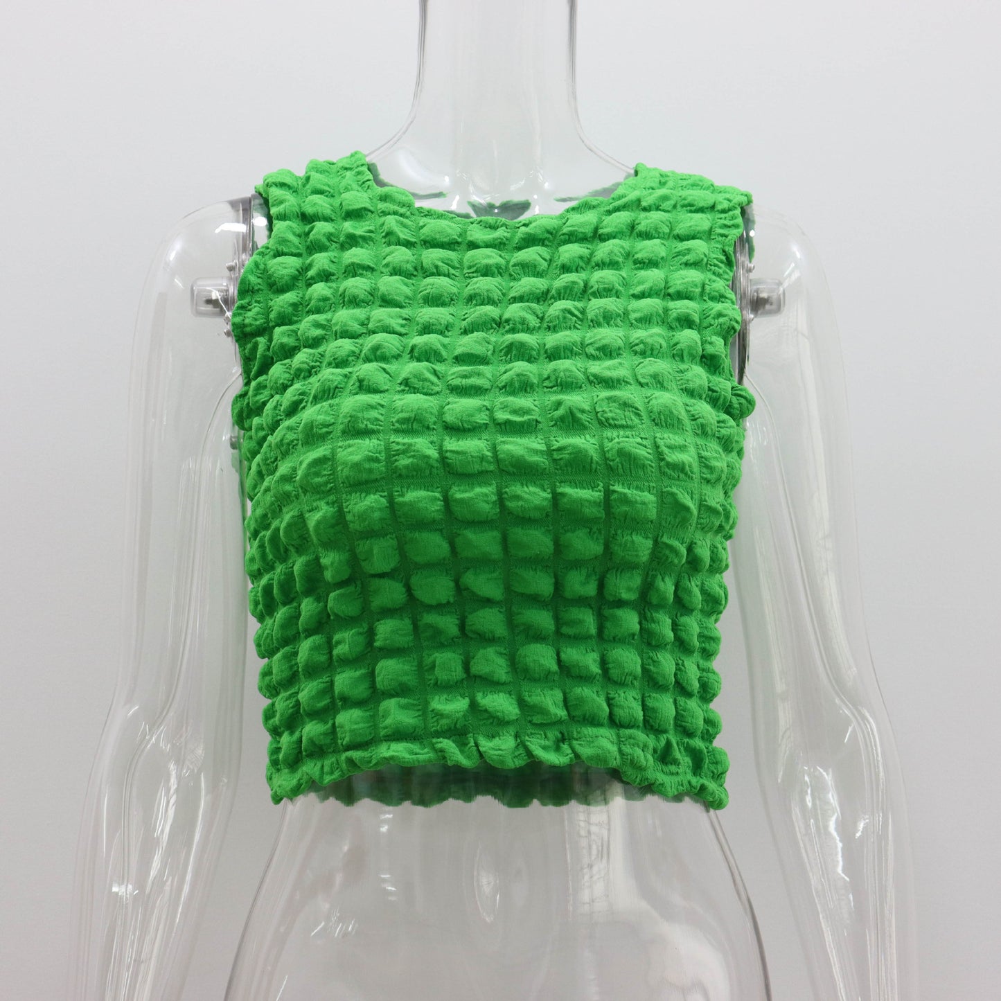 Women's Round Neck Sweet Temperament Slim Vest
